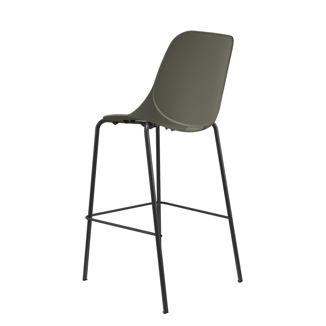 Banqueta Quick Fixa 4 pés Plaxmetal